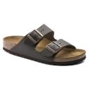 Birkenstock Leather Sandals Arizona Dark Brown / 41