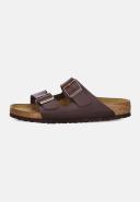 Birkenstock Leather Sandals Arizona Dark Brown / 46
