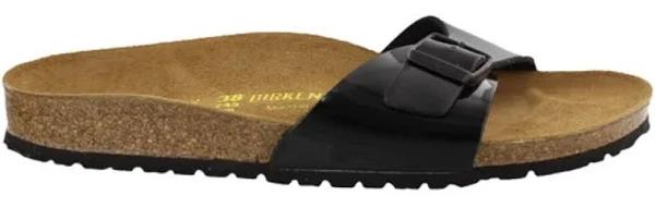 Birkenstock Madrid Patent Black Narrow 37