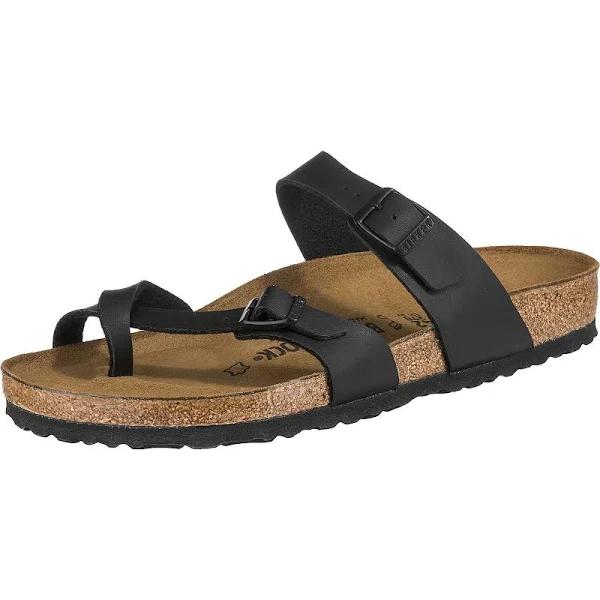Birkenstock Mayari Birko-Flor Black Thong Sandals