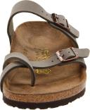 Birkenstock Mayari Birko Flor Nubuck Sandal in Stone