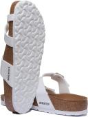 Birkenstock Mayari Birko-Flor White Patent Sandals