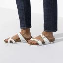 Birkenstock Mayari Birko-Flor White Patent Sandals