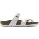 Birkenstock Mayari Birko-Flor White Patent Sandals