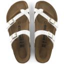 Birkenstock Mayari Birko-Flor White Patent Sandals