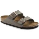 Birkenstock Men´s Arizona Birkibuc Sandal, Size: 13,  Stone
