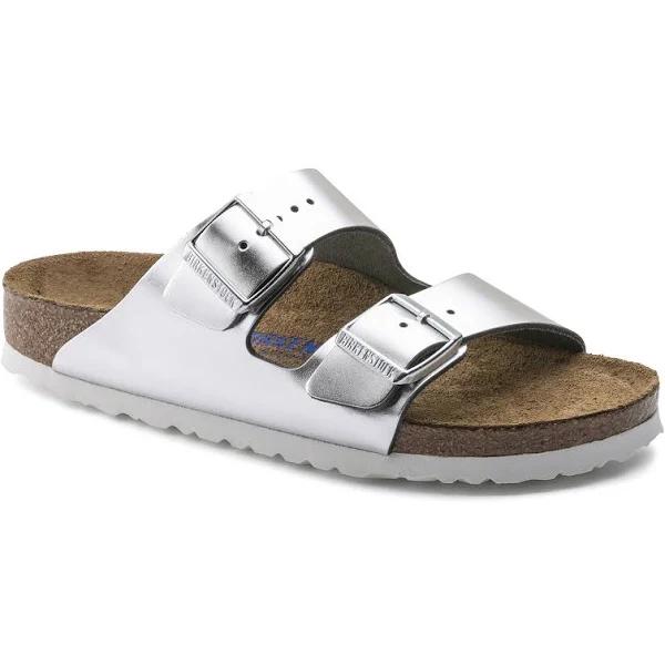 Birkenstock Silver Arizona Sandals