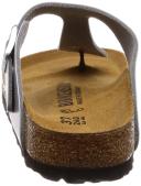 Birkenstock Silver Gizeh Birko-Flor - Size: 38 (US Mens 5-5.5 Womens 7-7.5)