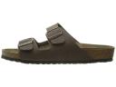 Birkenstock Unisex Arizona SF Sandal, Velvet Grey Suede, 39R