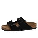 Birkenstock Unisex Arizona SF Sandal, Velvet Grey Suede, 39R