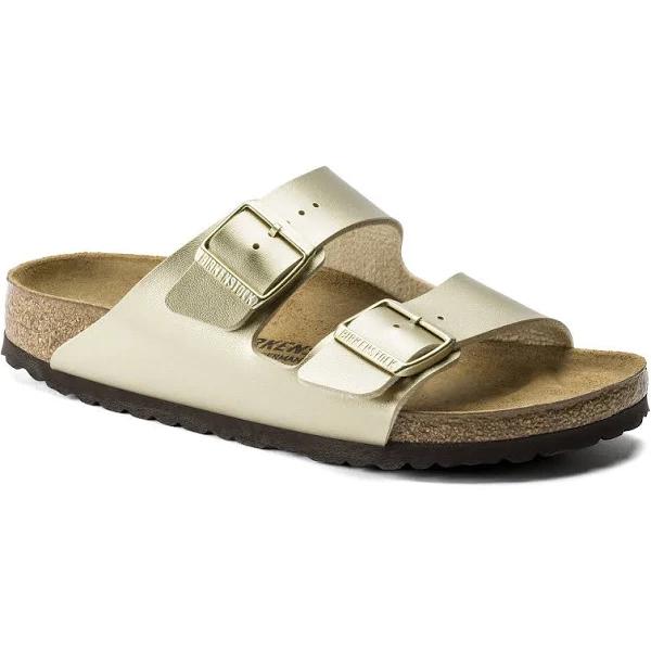 Birkenstock Women's Arizona Sandal, 42, Gold
