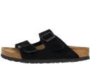 Birkenstock Women's Arizona Sandals, Black Suede, Size 37