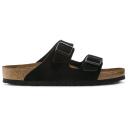Birkenstock Women's Arizona Sandals, Black Suede, Size 37