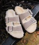 Birkenstock Women's Arizona Shearling Rose