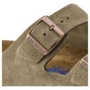 Birkenstock Women's Arizona Suede Dual Adjustable Buckle Strap Sandals - 11M