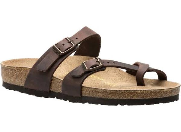 Birkenstock Women's Mayari Sandal, Habana Oiled Leather, 9.5