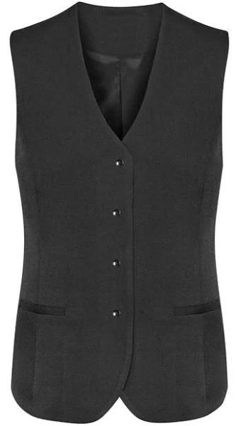 Biz Corporates Womens Longline Vest (54012) 8 / Charcoal
