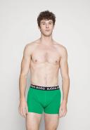 Bjorn Borg 5-Pack Contrast Waistband Boxer Trunks, black/blue/green Medium