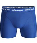 Bjorn Borg Men's Solid Boxer 3-Pack Blue