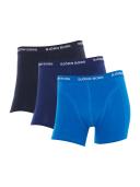 Bjorn Borg Men's Solid Boxer 3-Pack Blue