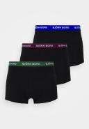 Bjorn Borg Mens Solid 5 Pack Cotton Stretch Boxers