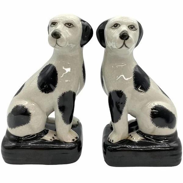 Black and White Dog Pair