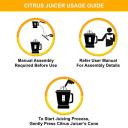 Black & Decker CJ200 0.5-Litre 30-Watt Citrus Juicer