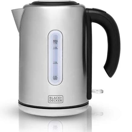 Black & Decker Cordless Kettle Stainless Steel 1.7L