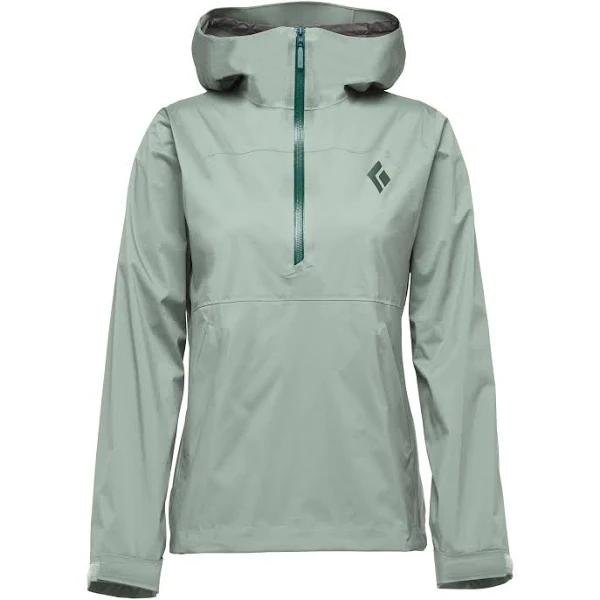 Black Diamond Stormline Stretch Anorak - Women's XL Foam Green