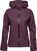 Black Diamond Stormline Stretch Rain Shell - Women's Blackberry M