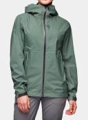Black Diamond Stormline Stretch Rain Shell - Women's Laurel Green L