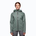 Black Diamond Stormline Stretch Rain Shell - Women's Laurel Green L