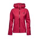 Black Diamond Stormline Stretch Rain Shell - Women's Pomegranate M