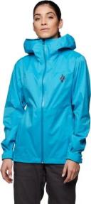 Black Diamond Stormline Stretch Rain Shell Women's Small / Ocean