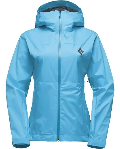 Black Diamond Stormline Stretch Rain Shell Women's Small / Ocean
