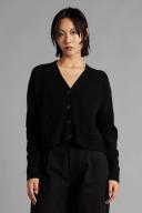 Black Lindsay V Neck Cardigan