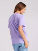 Black Pepper Kinnersly Satin Trim Top in Violet Purple 10