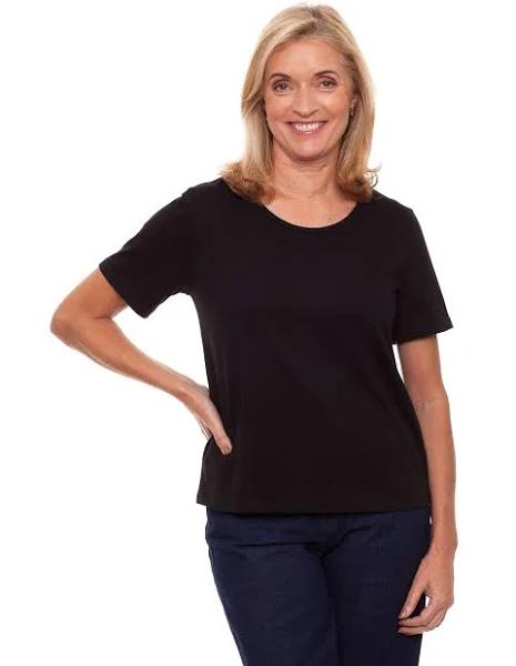 Black Pepper | Kinnersly Scoop Neck Tee | Female | Green | Size 10 | Tops