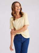Black Pepper Kinnersly Scoop Neck Top in Sky Blue 14