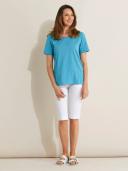 Black Pepper | Kinnersly V Neck Top | Female | Blue | Size 10 | Tops