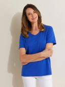 Black Pepper | Kinnersly V Neck Top | Female | Blue | Size 8 | Tops