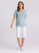 Black Pepper | Kinnersly V Neck Top | Female | Green | Size 8 | Tops