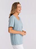 Black Pepper | Kinnersly V Neck Top | Female | Green | Size 8 | Tops