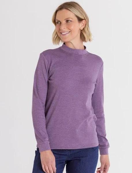 Black Pepper | Winterlock Skivvy | Female | Purple | Size 10 | Tops
