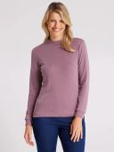 Black Pepper Womens Winterlock Skivvy Mushroom Pink / 10