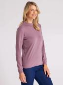 Black Pepper Womens Winterlock Skivvy Mushroom Pink / 10