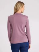 Black Pepper Womens Winterlock Skivvy Mushroom Pink / 18