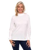Black Pepper Womens Winterlock Skivvy Vanilla / 10
