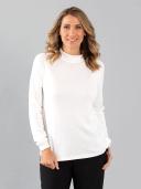 Black Pepper Womens Winterlock Skivvy Vanilla / 10