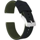 Black Top / Pink Bottom Watch Band / Strap | Elite Silicone | Barton